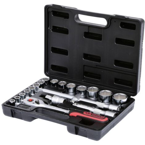 Set di chiavi a bussola KS Tools 20 pezzi in metallo
