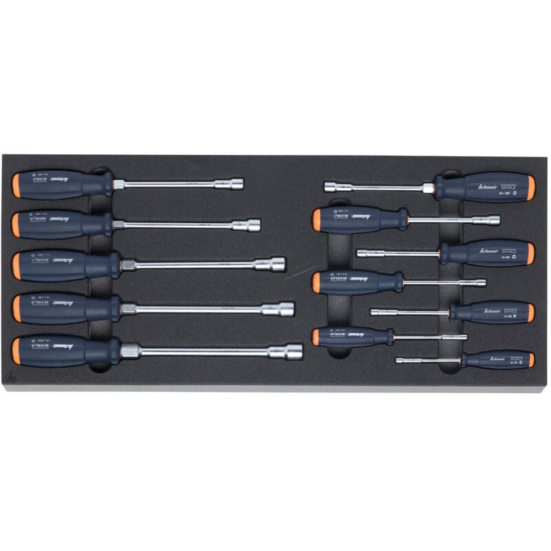 Set di chiavi a bussola, Numero degli utensili: 12...