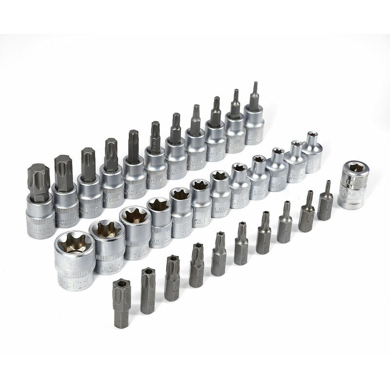 Set di chiavi a bussola Torx da 34 pezzi i Set di