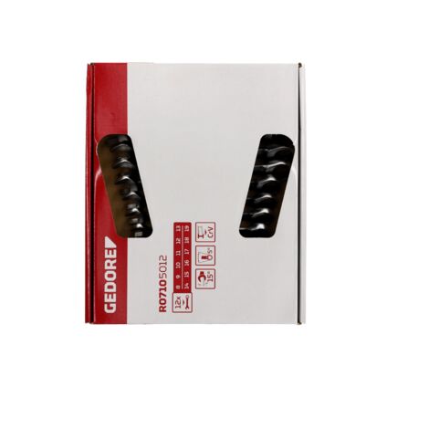 Set di chiavi a cricchetto Gedore red anello 8-19mm 12 pezzi