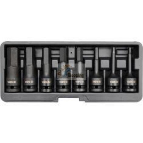 SET DI CHIAVI A IMPATTO ESAGONALI 8 PEZZI - YT-1066
