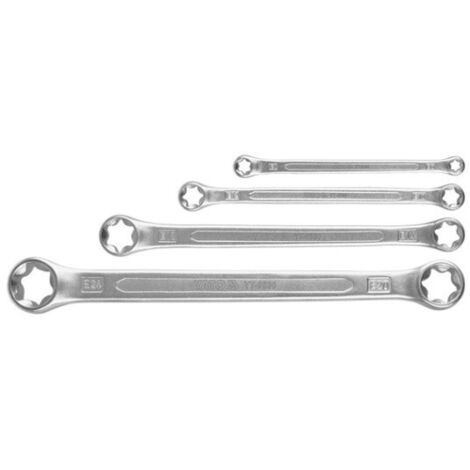 Set di chiavi ad anello Torx e6-e24, 4 pezzi / YT-0530 / YATO