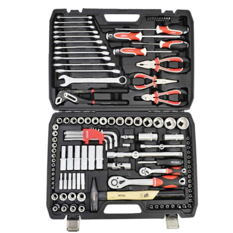 SET DI CHIAVI AWTOOLS 122 pezzi 1/2"" / 1/4"" LINEA NERA