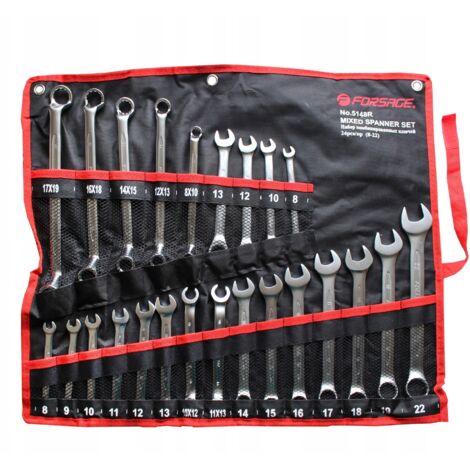 Set di chiavi combinate da 24 pezzi