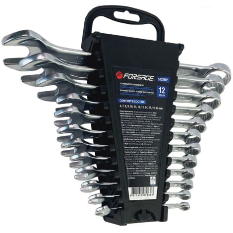 Set di chiavi combinate da 6-22 mm, 12 pezzi