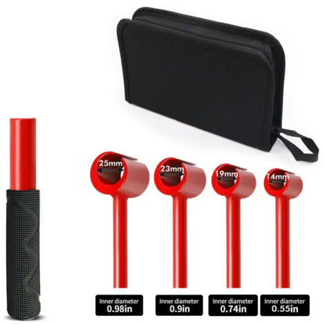 Set di chiavi di regolazione per cerniere - Strumento di precisione multi-pezzo per porte e armadi - Set di chiavi regolabili da 5 pezzi in rosso