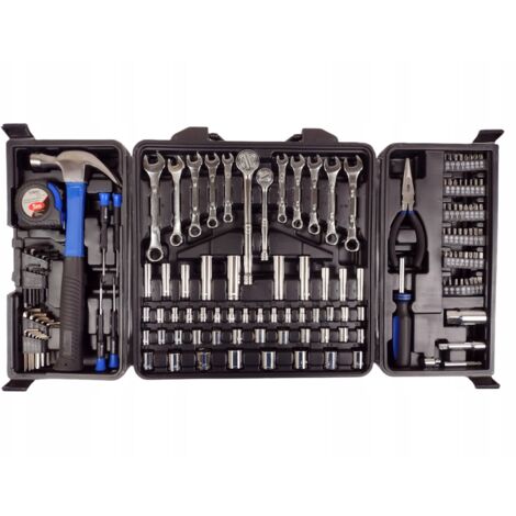 Set di chiavi e strumenti in valigia 140 pezzi