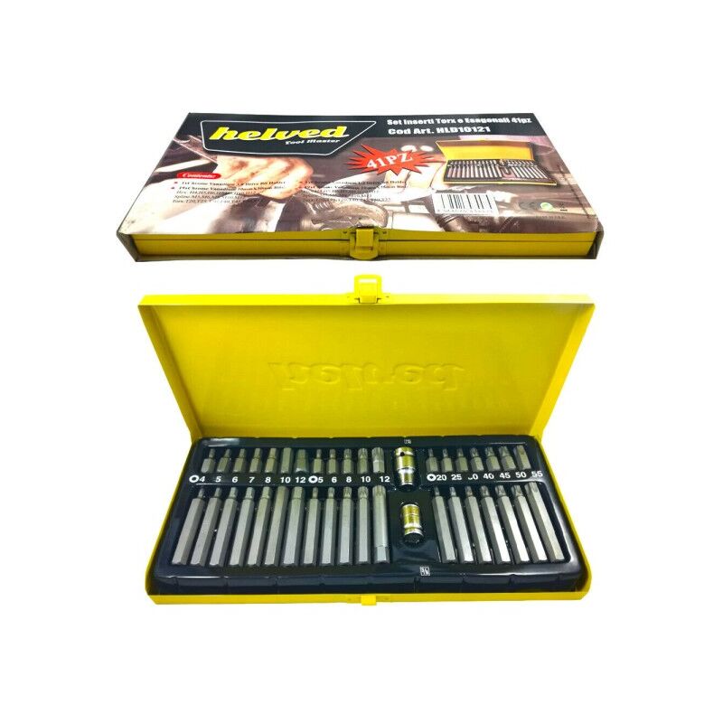 Trade Shop - Set di Chiavi Inserti 41 Pezzi Torx