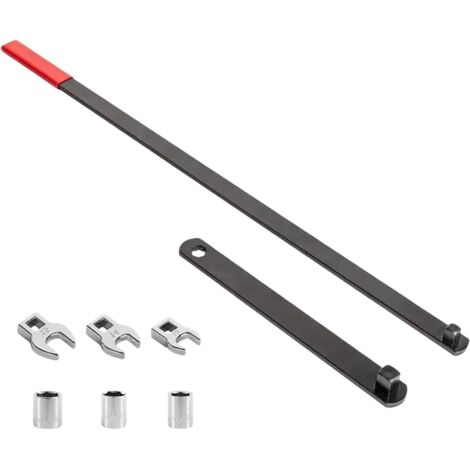 Set di chiavi per pulegge in acciaio regolabili per una manutenzione efficace della cinghia e per migliorare le prestazioni del veicolo. Strumenti per la riparazione auto.