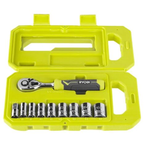 Set di chiavi poligonali doppie aperte Ryobi RHRS10PC