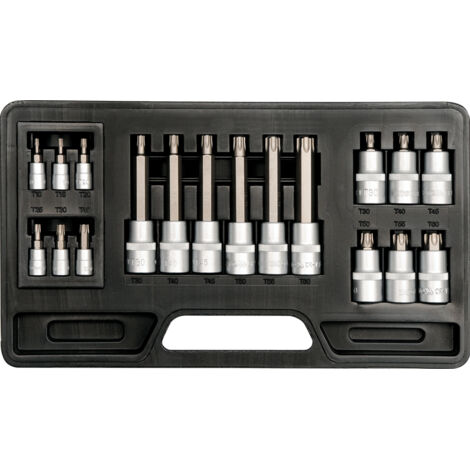 SET DI CHIAVI TORX, 18 PEZZI