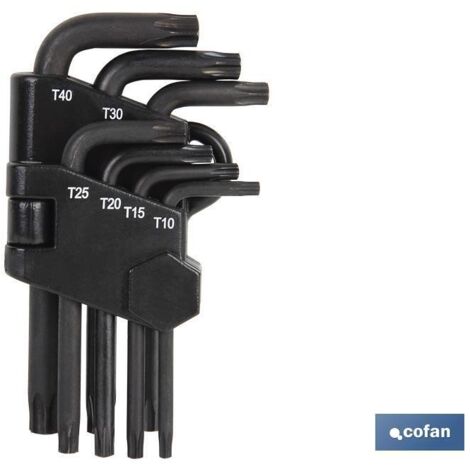 Set di chiavi Torx 7 unità (10-40)