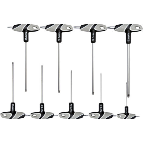 SET DI CHIAVI TORX CON IMPUGNATURA, 9 PEZZI