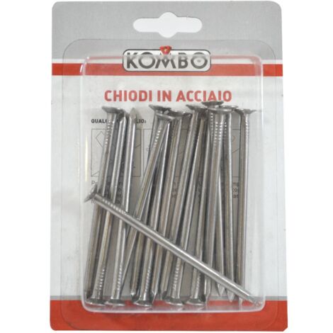 SET DI CHIODI CON TESTA PIATTA CARPENTERIA 3,5 X 70 GREZZI 75