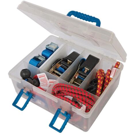 Set di cinghie a tenuta ed elastiche 16 p.zi con custodia resistente silverline
