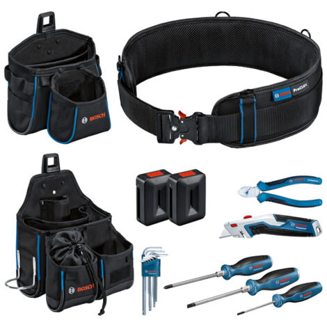 Set di cintura portautensili e utensili manuali Bosch Combo Kit