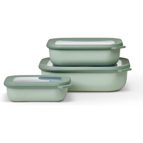 Set di cirqula rettangolari 3 pz 500 1000 2000 salvia nordica