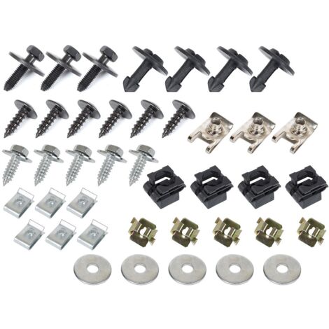 Set di clip di montaggio per cofano motore Audi A6 C5 / Avant 97-05, 41 pezzi.