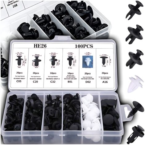 SET DI CLIP PER AUTO CLIP PER AUTO PERNI CLIP PER AUTO CLIP PER TAPPEZZERIA