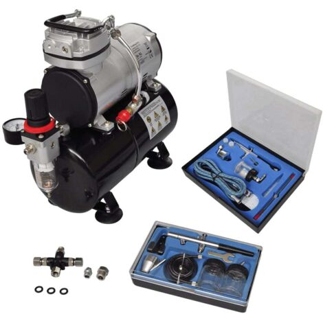 set di compressori per aerografi e piccole pistole a spruzzo