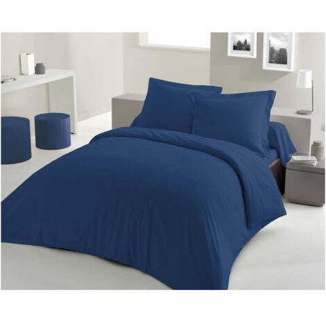 Set di copripiumino Lovely Home Blu scuro 240 x 260 cm