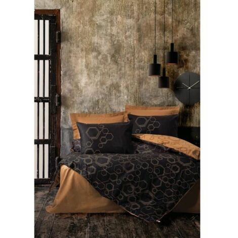Set di copripiumino Nero 220 x 240 cm