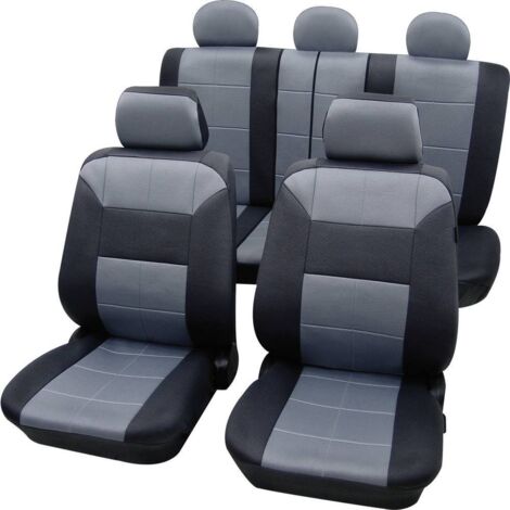 Set di coprisedili Petex Dakar grigio e nero