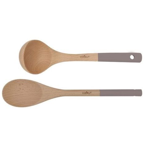 Set di Cucchiai e Mestoli in Legno Cookut Moka - MJUTA