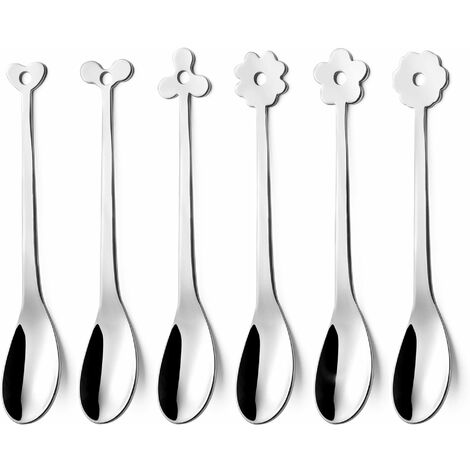 Set di Cucchiaini Espresso 6 Pezzi in Acciaio Eme Cadeau