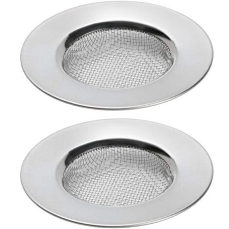Set di due filtri per doccia, vasca da bagno o lavello della cucina. Filtro in acciaio inossidabile. Diametro 3".