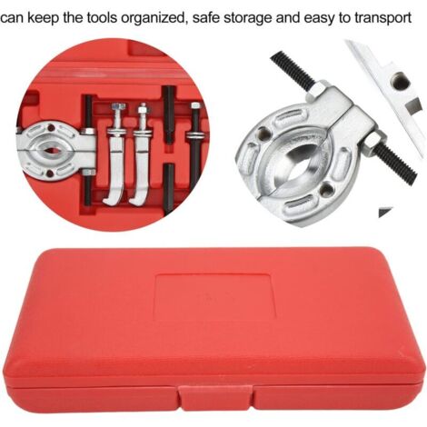 Set di estrattori per separatori di cuscinetti, kit portatile di 9 pezzi per la rimozione di cuscinetti in metallo.