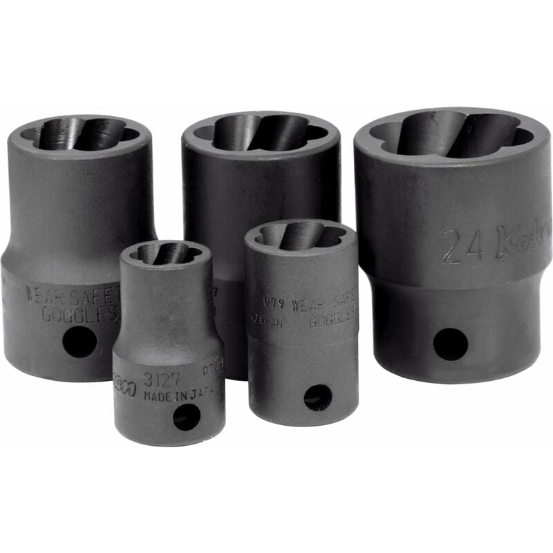 Ko-ken - Set di estrattori per viti e dadi 5