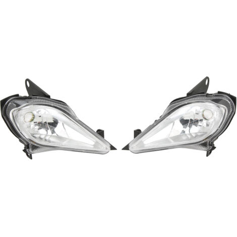 Set di fari FILFEEL compatibili con lenti in policarbonato infrangibili, 2 pezzi, 450 350 250 350 700