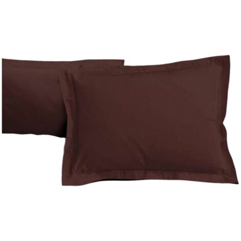 Set di federe Lovely Home LH71587 Marrone 50 x 70 cm 2 Unità