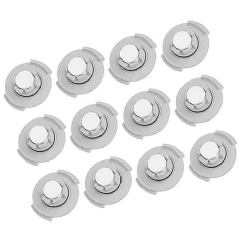 Set di filtri da 12 pezzi per serbatoi d'acqua compatibili con Xiaomi Roborock S6, S6 Pure, S6 Max, S5, E5, E4, E35, E25, E20, grigio