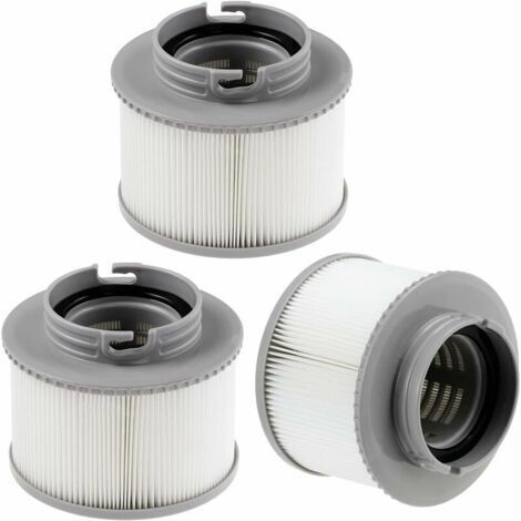 Set di filtri da 3 pezzi per Mspa FD2089, cartuccia filtrante riutilizzabile Mspa, cartuccia filtrante Spa Lite per tutti i modelli di piscine gonfiabili Mspa