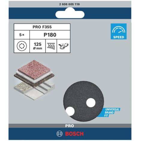 Set di fogli di macinazione migliore per la pietra. 5-pack. 8 fori