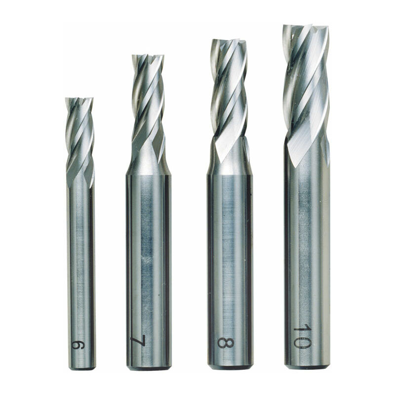 Aexit 2 Frese A Candela HSS 2x6x7x51mm - Utensili Per Fresatrici CNC E Fai Da Te
