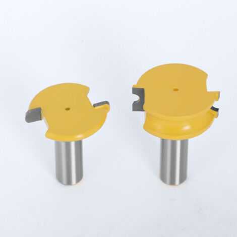 Set di frese per giunti a canoa con scanalatura e perlina KZQ da 8 mm, fresa per legno, con punta in carburo