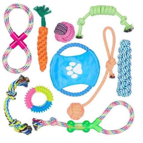 Set di giocattoli per cani 10 pezzi 88