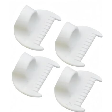 Set di guide per macchina da cucire da 4 pezzi, mini righello in plastica con scala, modello per cucito a mano per cucito normale, calibro per cucito per patchwork, accessori per quilting, 4 mm