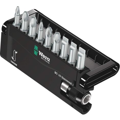 Set di inserti per avvitare WERA Bit-Check (10 pezzi)
