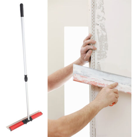 Set di lame per scrematrice per cartongesso, lama per scrematrice per attrezzi per cartongesso con manico di estensione e scatola di immagazzinaggio in acciaio inossidabile di alluminio per profession