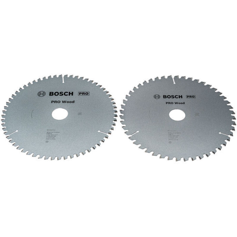 Set di lame per sega circolare Bosch PRO Wood, confezione da 2, 216 x 30 mm