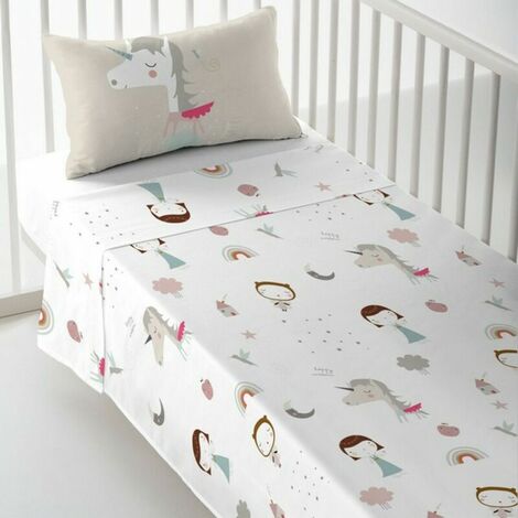 Coordinato lenzuola lettino/culla Sopra sotto e federa cuscino con Orsetti  Ricamati Beige VER81/18L — Spio Kids