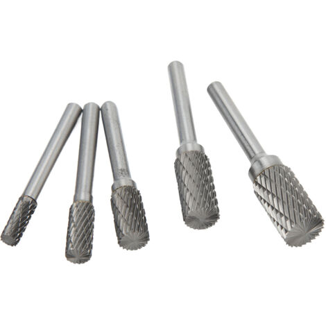 Set di lime rotanti in metallo duro a doppio taglio, gambo da 6 mm, per lavorazione dei metalli, intaglio del legno, creazione di gioielli, rettifica di superfici.