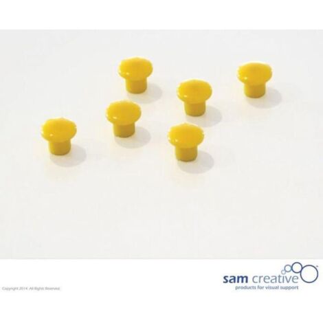 Set di magneti Memo 10 mm giallo
