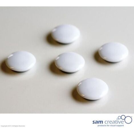 Set di magneti Memo 30 mm bianco