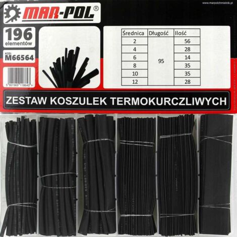 SET DI MANICOTTI TERMORESTRINGENTI 196 PZ M66564