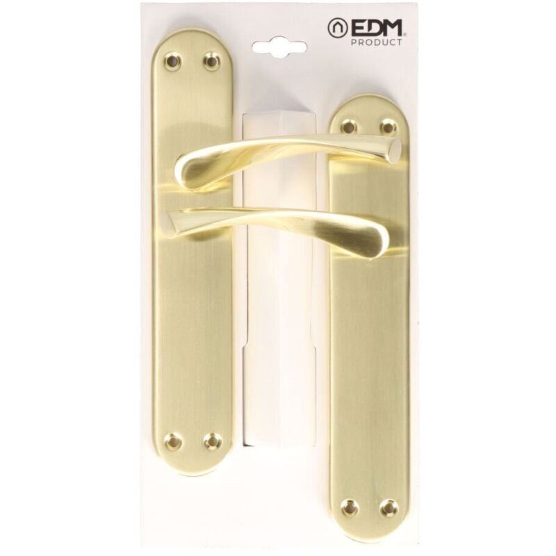 Blister set di maniglie in ottone 707 satinato EDM...